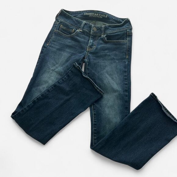 American Eagle Low Rise Kick Boot Jeans Size 4 | Y2K  “Tell Me Lies” Style - Picture 4 of 7